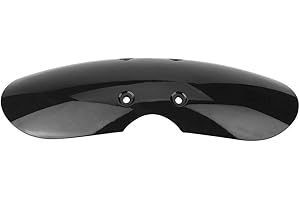 ARAMOX Parafango per moto, Accessori moto Copri parafango anteriore corto con protezione per T100 2001-2016(Black)