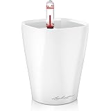 Pot De Fleurs Lechuza Deltini - Blanc, Réserve D'Eau, Ø10x13cm