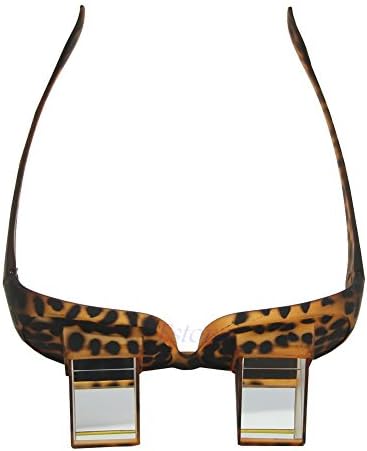 ESMM® Unisex Prismatic Glasses For Horizontal Vision Prism Glasses Horizontal For Reading Lying On Bed Or Watching Tv Color Spotted