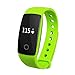 Produktbild Aktivitätstracker Smart Watch mit Pulsmesser Pedometer Herzfrequenzmesser Pulsuhr Wirless Fitness Tracker - Grün