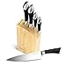 Produktbild Messerset, Denkich 6-tlg. Messerset mit Block Professioneller Messerblockset Küchenmesser Set Knife Block Set