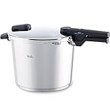 Fissler Schnellkochtopf Edelstahl vitaquick / 10 Liter Dampfkochtopf 26cm Durchmesser / Induktion, Gas, Ceran, Elektro / - 600-700-10-000/0