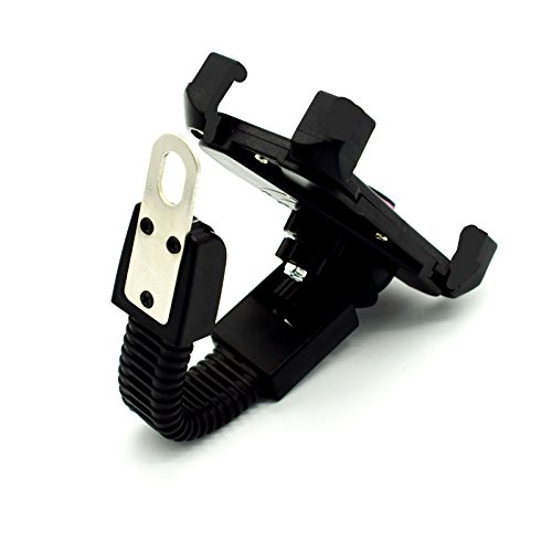 Supporto porta cellulare smartphone regolabile moto scooter vespa su specchio specchietto retrovisore regolabile snodato