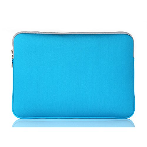 HASESS Multifunktionale Reißverschluss Aktentasche Handtasche Hülle Tasche Abdeckung Case für Alle 13-Zoll Macbook Air Macbook Pro 13″ und Universal Notebook 13 Zoll – Blau - 5