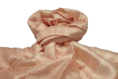 Shell Pink Fair Trade Thai pure Silk Pashmina