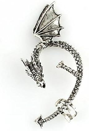 EvaluBuy(TM) Hot Selling Retro Vintage Gothic Rock Punk Twine Dragon Shaped Ear Cuff Clip Earrings