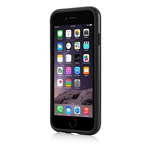 iPhone 6S Funda - iHarbort   funda de iPhone 6 6S doble capa de protecci  n con cepillado acabado pl  stico amortiguaci  n  protecci  n ca  da  Combo armadura defensor caso cubierta protectora para el iPhone 6 6S con protector de pantalla  4 7 pulgadas   gris 