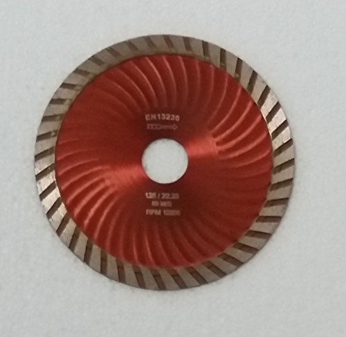 Diamanttrennscheibe 125mm (125/10/22,2+20) Turbo Wave