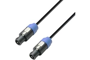 Adam Hall Cables 3 STAR S225 SS 1000 - Câble Enceintes 2 x 2,5 mm² Connecteur pour haut-parleur à 4 pôles 10 m