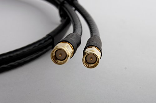 Preisvergleich Produktbild Bidatong Twin Koaxkabel 20m TWIN-50155-LTE - SMA Stecker - SMA Buchse