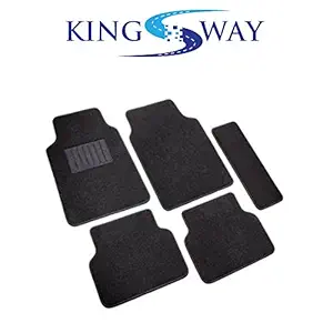 KINGSWAY Carpet Mats for Honda Old City I-VTEC (Black, Set of 5)