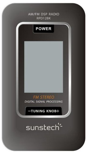 Sunstech RPD12 - Radio, color negro