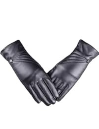 Guantes calientes para Mujeres,Ouneed ® Pantalla táctil Lujo de invierno de alta calidad cuero guantes Super caliente Cashmere