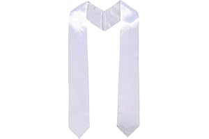 KEELYY examen stola 152 cm satin skärp examen dekorationer avslutningsfest tillbehör präst kör stola vuxna unisex