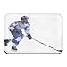 Produktbild ITSHHMB Water Absorbent Bath Mat Non-Slip Rubber Back Microfiber, Hockey Player In Fragmented Triangle Formes Winter Sports Hobby Design,for Living Room Rugs Bedroom