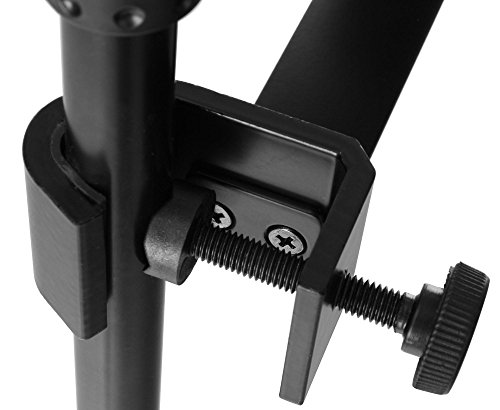 Pronomic Stativadapter Halterung Clamp für iPad (Robuster Kunststoff, 180° Neigbar, Befestigung über Mikrofonarm) - 4