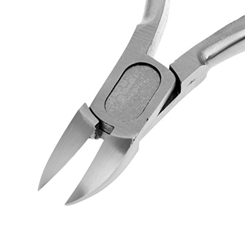 Footful Professional Large Stainless Steel Paronychia Nail Cutter Ingrown Toenail Ingrowing Nail Clippers---Silver