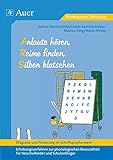 Diagnose und Förderung im Schriftspracherwerb, Anlaute hören, Reime finden, Silben klatschen: Erhebungsverfahren zur phonologischen Bewusstheit für ... (Diagn. & Förderung im Schriftspracher.) by 