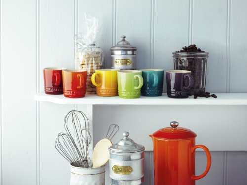 Le Creuset Stoneware Rainbow Espresso Mugs - Set of 6