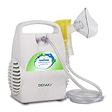 DEDAJK Portable Compressor System Kit Cool Mist Inhaler Compressed Nebulizer for Kids Adults with Mask Kit