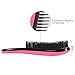 ACEVIVI Plastic Detangling Shower Hair Brush Comb Styling Tamer Tool For Adult Kids - RoseRed