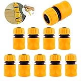 Cantidad: 10 unids. Mengger manguera conector Grifos rápido 1/2 ajuste a presión jardín con final y riego tubo agua lavado coche junta especial 10 piezas conector manguera