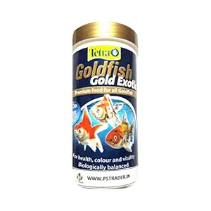 PS Trader Lovely Product 80 Gm/250 ml Tetra Gold Exotic Goldfish Granules Food