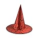 Produktbild Junjie 1Pc Adult Damen Pumpkin Eins Witch Muster Oxford Stoff Hat for Halloween Costume Accessory Größe 18cm*34cm