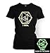 Produktbild D20 I Win (glow in the dark) Damen t-shirt (Small (approx size 8)/Schwarz)