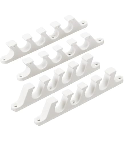 Lot De 4 Boucles Réglables Pour Chaise Longue - Plastique, 5 Positions, Réglage Angle
