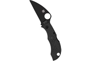 Spyderco - Manbug, hoja negra, Talla única - MBKWPBK