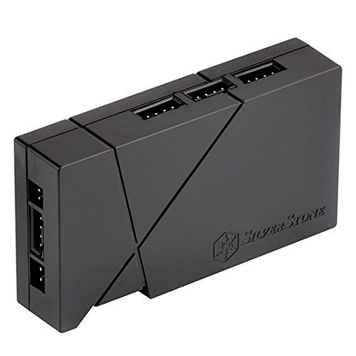 SilverStone SST-LSB01 – RGB LED Steuerbox mit 8 RGB-LED-Anschlüssen, inklusive 2x 5050 RGB LED Streifen 300mm - 3