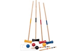Wdk Partner - CR-4S - Filet Croquet 4 Joueurs - Bois