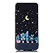 Produktbild Chreey Hülle für Huawei Honor 8X Max/Enjoy Max, Anti-kratzt Schwarz 3D Drucken Muster Handyhülle Weiche Silikon TPU Rückseitehülle Bumper Schutzhülle, Blauer Kaktus