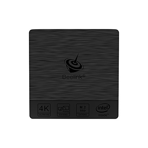 Beelink BT3 Pro Mini PC Win10 Desktop-PC (Intel Atom x5-Z8350 CPU, 4GB RAM, 32GB int. Speicher, USB 3.0, Gigabit-LAN, Dualband WLAN, Bluetooth 4.0, doppelte Bildschirmdarstellung über VGA und HDMI Port