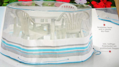 Preisvergleich Produktbild Gartenmöbelschutzhülle Schutzhülle Abdeckhaube Abdeckung für Gartenmöbel / Sitzgarnitur - Plane Gartenmöbelhülle