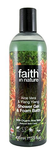 Faith in Nature Aloe Vera & Ylang Ylang Shower Gel & Foam Bath 400ml