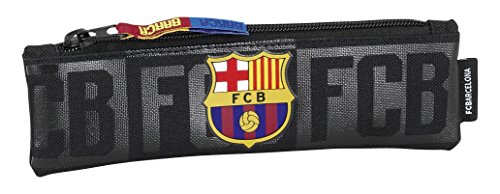Futbol Club Barcelona F.C. Barcelona Estuche portatodo Estrecho Color Negro, (SAFTA 811725025)