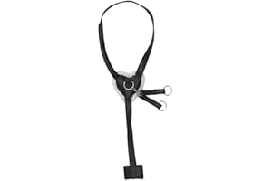 Panduro Caballo | Corazón decorado Martingala con correa para el cuello | Accesorios para caballo | Negro