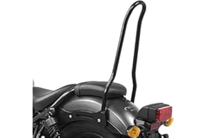 Sissy Bar pour Honda Rebel 500 17-20 Craftride Tampa Noir