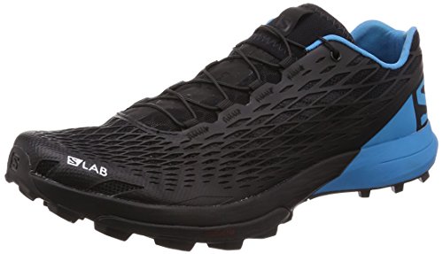 Salomon S/Lab XA Amphib, Zapatillas de Trail Running Unisex Adulto, Negro (Black/Transcend Blue/Racing Red 000), 44 2/3 EU