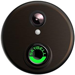 Skybell HD WiFi Doorbell Camera Alarm.com 1080p Color Night Vision Bronze by SkyBell