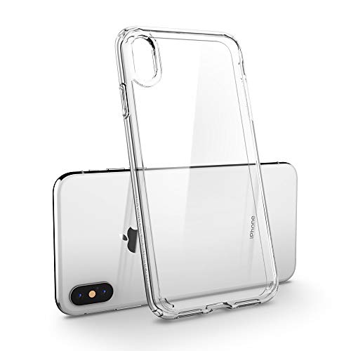 Spigen Ultra Hybrid 5 8  Funda Transparente - Fundas para tel  fonos m  viles  Funda  Apple  iPhone X  14 7 cm  5 8    Transparente 