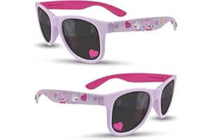 HOVUK 13cm Plastic Polarized Sunglasses, Girl's Sunglasses UV Sun Protection Shades, Kid's Favorite Animated Characters Printed, Lightweight, Cute Eye Wear, Age 3+ Years Children's Gift…