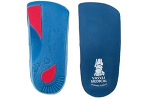 Vasyli Custom Orthotics Blue 3/4 Length (Small)