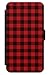 Produktbild Case Warehouse iPhone 5 / 5s / SE Rot Schwarz Prüfen Schutz Gummi Handyhülle TPU Bumper Tartan Rob Roy Kariert Mode Macgregor