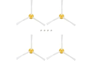 Lamkrtlp Pack de 4 Brosse latérale pour irobot Roomba Série 500 600 700