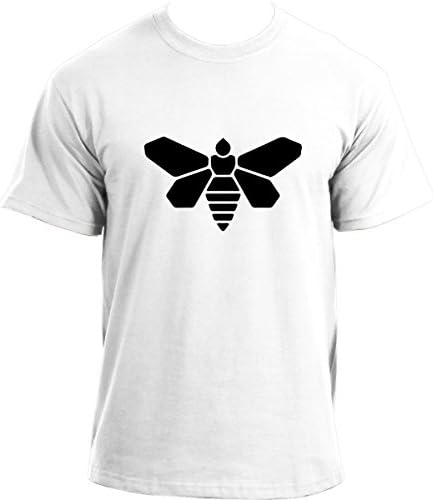 Golden Moth Bee Logo Breaking Bad inspired T-Shirt, White, X Large