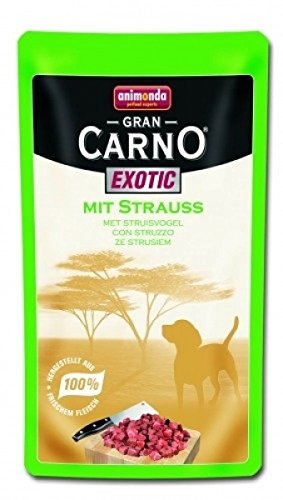 Preisvergleich Produktbild Animonda FrischebeutelGranCarno Exotic mit Strauß 125g