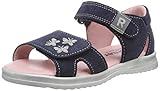 Flexible Laufsohle Richter Kinderschuhe Mädchen Lilly Riemchensandalen, Blau (Atlantic 7200), 26 EU